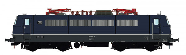 LSmodels 16031DCS - DB Ellok BR 181 (AEG) stahlblau schiefergrau Ep.4b, BW Saarbrücken, DCC + Sound
