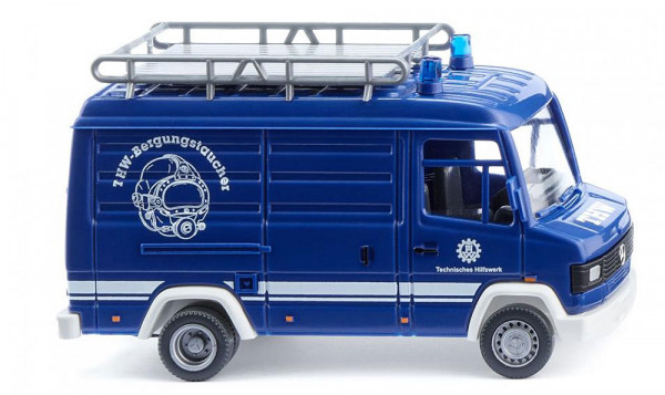 Wiking 027201 - MB 507 D THW - Kastenwagen - 1986-96