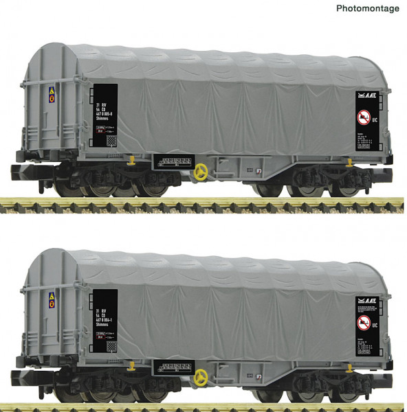 Fleischmann 6660087 - CD Set 2-teilig Schiebeplanenwagen Ep.6