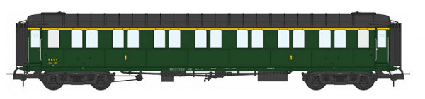 REE VB-454 - SNCF Reisezugwagen Metallisee 1.Klasse A7 grün 306 Ep.3b