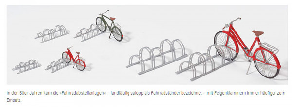 Weinert 6860 - Fahrradständer 2 Stück a 5 Klammern