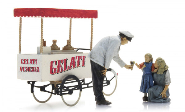 Artitec 5870101 - Eisverkäufer mit Mutter und Kind (3x)