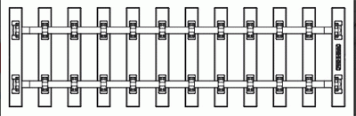 Piko 35231 - Schwellenband SB-280 280mm