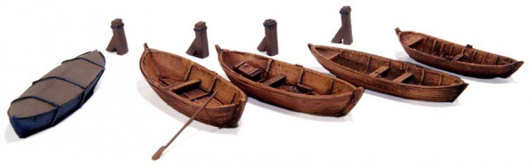 Artitec 54.107 - Ruderboote Bausatz 5St.