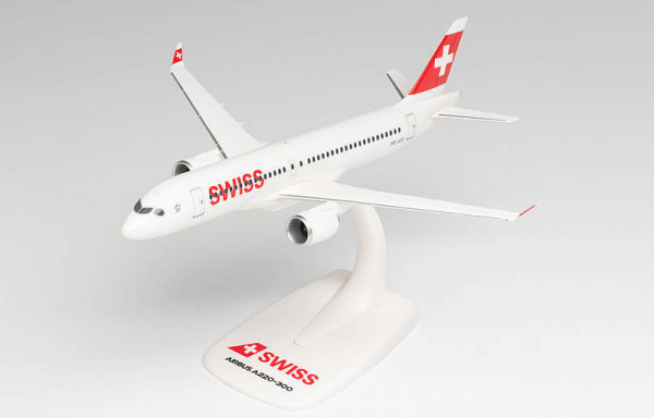 Herpa 613323 - Swiss International Air Lines Airbus A220-300 – HB-JCQ