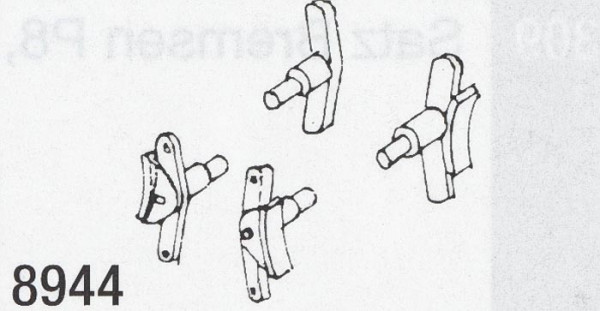 Weinert 8944 - Bremsen für Schmalspurlok 2Pa.