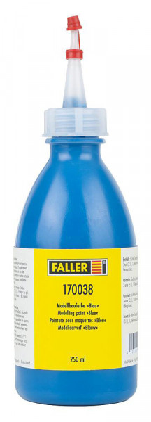 Faller 170038 - Modellbaufarbe Blau, 250 ml