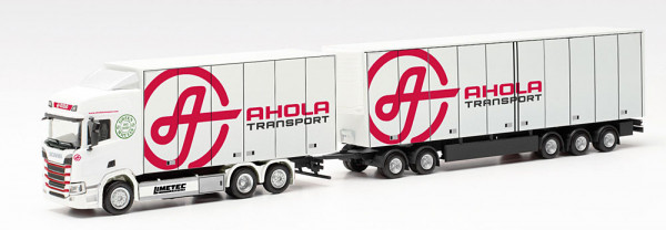 Herpa 315678 - Scania CR 20 HD Schwedencombi "Ahola Transport" (FIN)