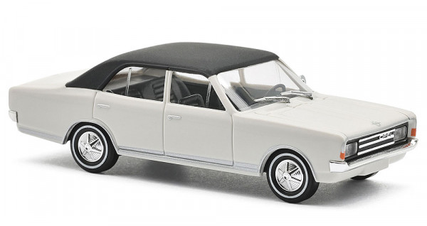 Busch 42020 - Opel Rekord C, weiß mit Weißwandreifen