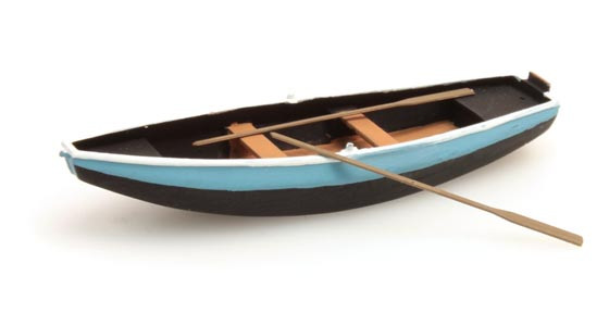 Artitec 387.09-BL - Ruderboot (Stahl) blau 1 Stück