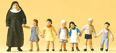 Preiser 75029 - NONNE. KINDER