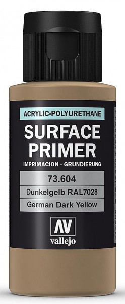 Vallejo 773604 - Primer (Grundierung) Dunkelgelb, 60 ml