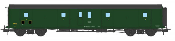 REE VB-353 - SNCF Gepäckwagen Ep.3, ohne Dachkanzel, mit elektron. Schlußlichtbeleuchtung