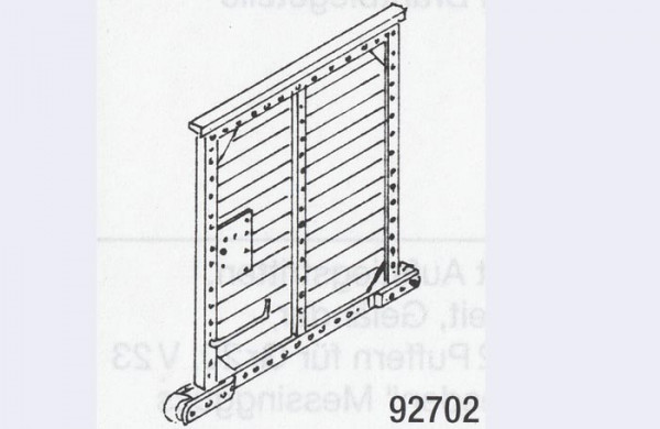 Weinert 92702 - Schiebetüren f.Güterwagen 2St