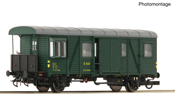 Roco 6600417 - CSD Güterzug-Begleitwagen Ep.3