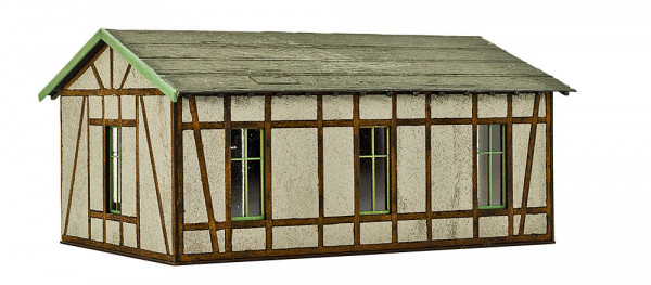 Vollmer 45640 - Werkstatt mit Putz-/Fachwerkfassade - Polyplate Bausatz
