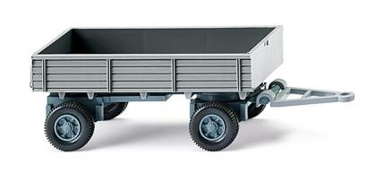 Wiking 040002 - Lkw-Anhänger - alpenblau