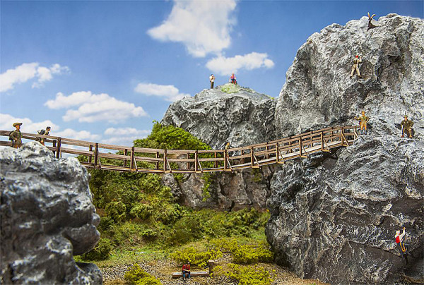 Faller 180391 - Hängebrücke patiniert