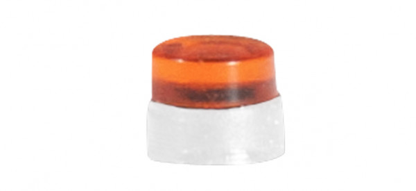 Herpa 053563 - Zubehör flache Rundumleuchten für LKW, orangetransparent
