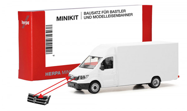 Herpa 014076 - MiKI MAN TGE/VW Crafter Pak.