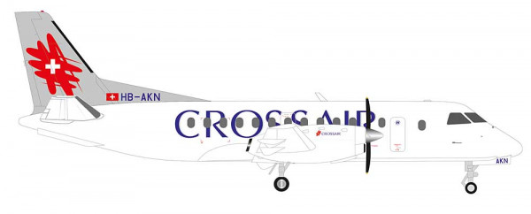 Herpa 573252 - Crossair Saab 340