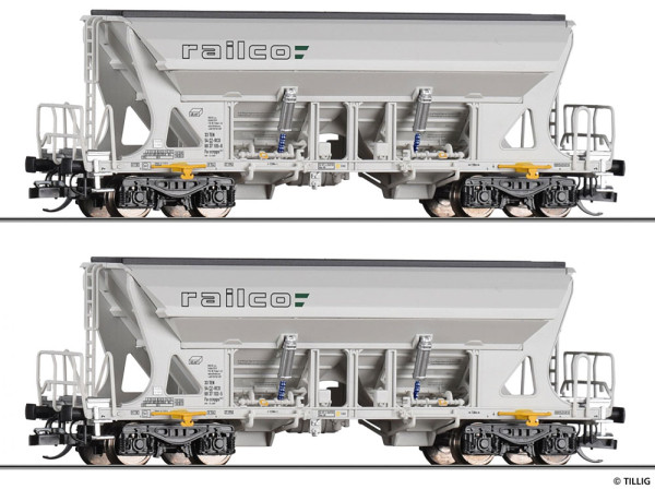 Tillig 01111 - CD Set 2-teilig Selbstentladewagen Faccnpps Ep.6, "Railco"