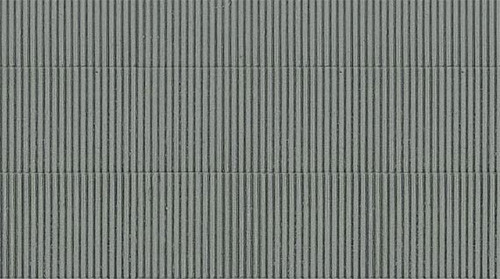 Kibri 34143 - Welleternitplatte mit Firstabdeckung 20 x 12 cm