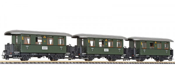 Liliput 340500 - Öchslebahn Set Personenwagen 3-teilig Ep.6, aktuelle Ausführung