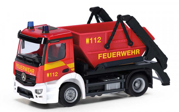Herpa 098250 - Mercedes-Benz Actros S Absetzkipper AK12 "Feuerwehr"