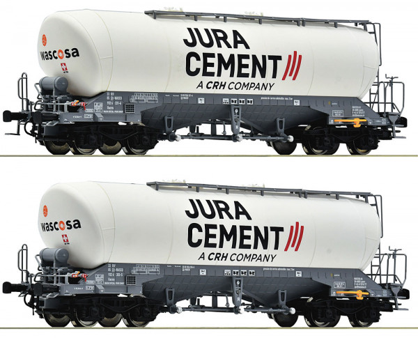 Roco 6600191 - SBB Set 2-teilig Silowagen Uacns Ep.6, "Jura Cement"