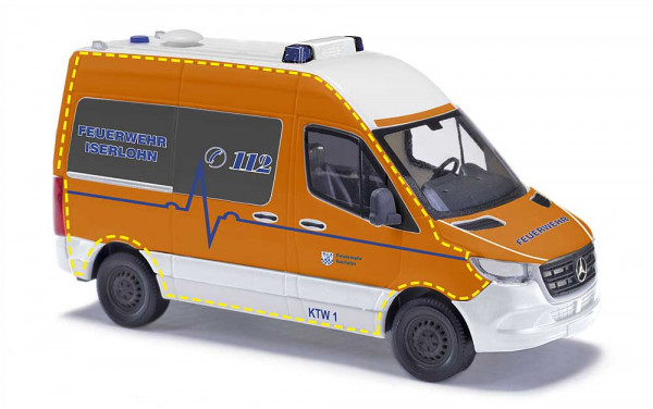 Busch 54061 - MB Sprinter, FW Iserlohn