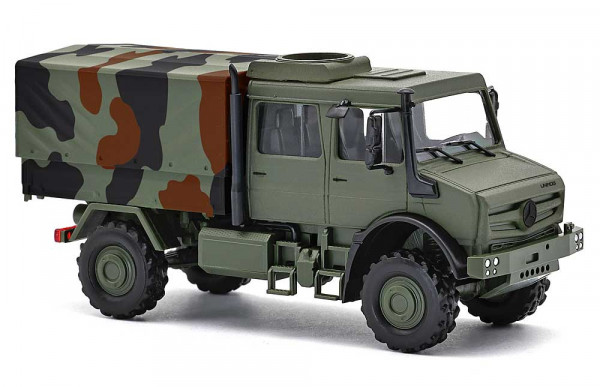 Busch 51087 - Mercedes-Benz Unimog U5023 Doppelkabine, Militär
