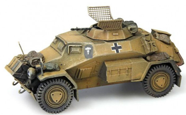 Artitec 387.105-YW - Sd.Kfz 221, 4-rad, MG34 gelb, Fertigmodell