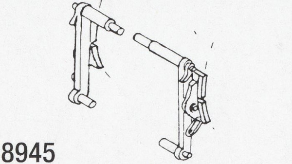 Weinert 8945 - Bremsen für BR 86 4Paar