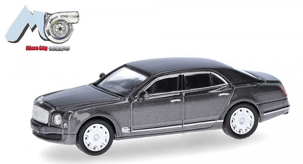 Herpa 87MC000149 - Bentley Mulsanne, grau (grey)