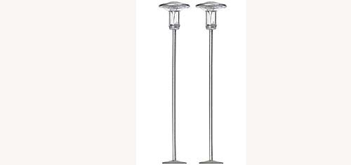 Busch 4141 - Siedlungsleuchte Parkleuchte Silber 2 St. Fertigmodell