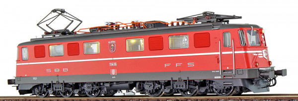 ESU 31533 - SBB Ellok Reihe AE6/6, 11416 Glarus SBB, Rot, Ep 5, Vorbildzustand um 1997, LokSound, Pa