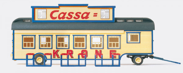 Preiser 21031 - Kassenwagen 10mtr. "Circus Krone" Fertigmodell
