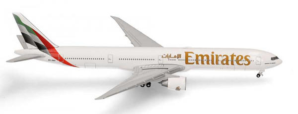 Herpa 537674 - Emirates Boeing 777-300ER - new 2023 colors