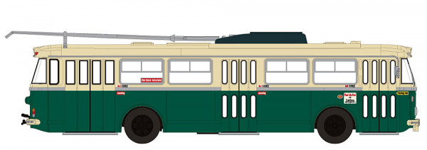 Brekina 61362 - Skoda 9 TR, 1962, Eberswalde, 1:87
