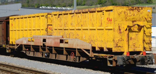 Bemo 2290121 - RhB Sl 7771 Tragwagen Montalta
