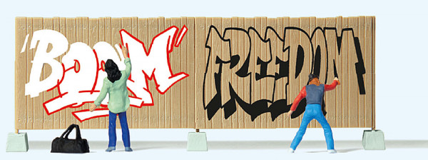 Preiser 10334 - Graffiti-Künstler