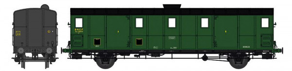 REE VB-111 - SNCF Gepäckwagen OCEM30 "Battignoles" Ep.3, Dach schwarz