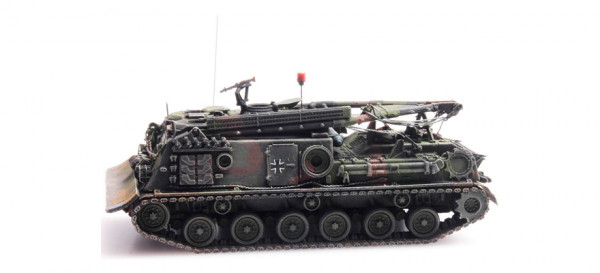 Artitec 6870242 - BRD M88 BPz Flecktarnung Eisenbahntransport Fertigmodell aus Resin, lackiert