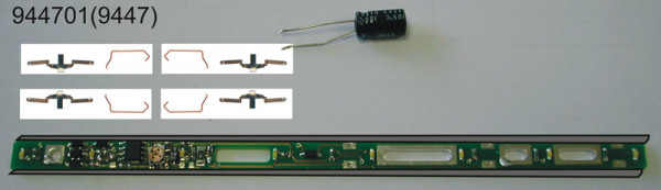 Fleischmann 944701 - LED Innenbeleuchtung, flackerfrei, Ersatz für 9447