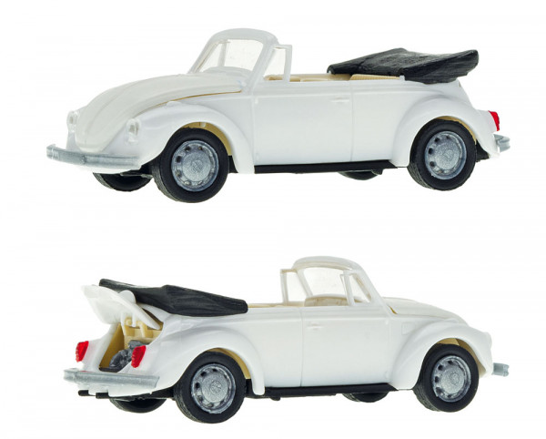 Kibri 11229 - VW Käfer Typ 11, 1302 Cabrio weiss, Bausatz