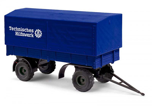 Busch 53359 - IFA HL 80 Anhänger mit Plane THW