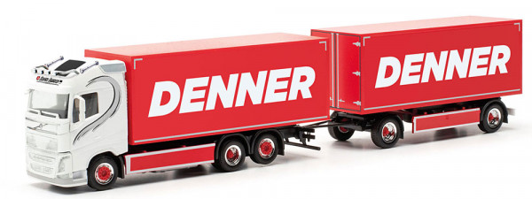 Herpa 317276 - Volvo FH GL 2013 Koffer-Hängerzug "Sascha Berthold/Denner" (CH)