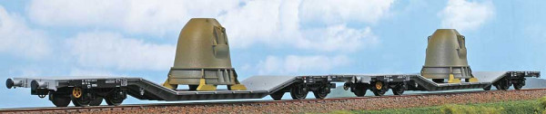 ACME 45191 - FS Set 2-teilig Tiefladewagen Uai Ep. 5, beladen mit Gusspfannen