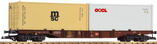 Piko 37754 - DB AG Containertragwagen 4-achsig Ep.6, beladen mit 2x20ft. Container